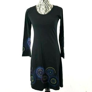 ALLER SIMPLEMENT Bright Cotton BOHO Festival Dress